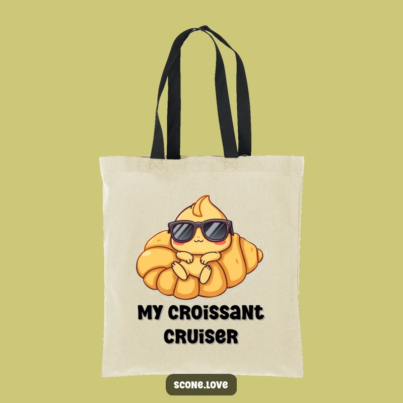 Funny Scone Lounger Tote Bag: Carry Your Essentials with Bakery-Style Cool